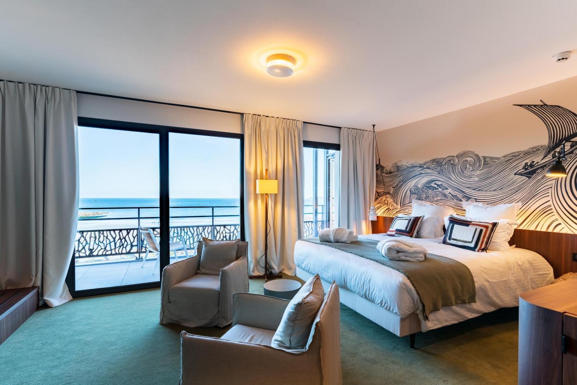 Hotel Roz Marine Thalasso Resort Perros-Guirec Exterior foto